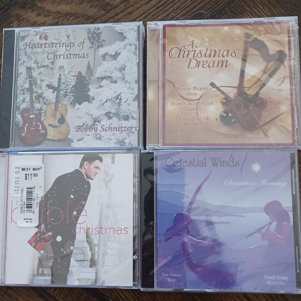 Christmas Music CD's Lot of 4 Including Michael Buble NWT